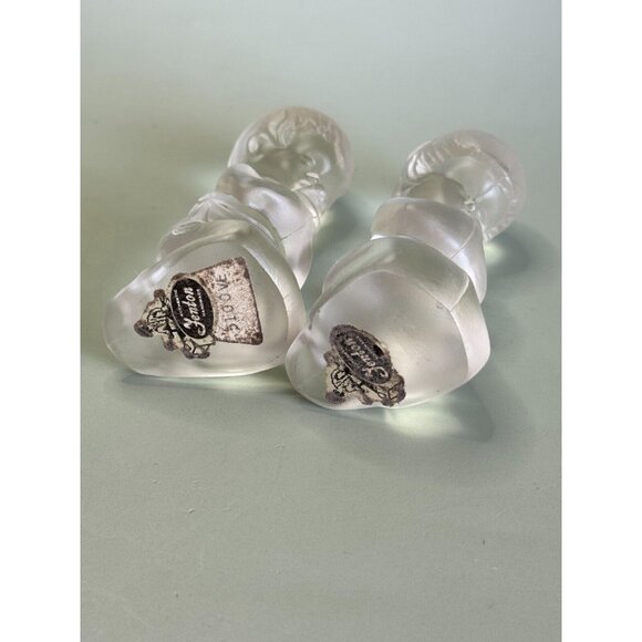 Vintage Fenton Praying Girl and Boy Crystal Glass Figurines 4" - Picture 11 of 11